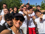 Berufsintegrationsklassen genießen einen Tag im Skyline Park